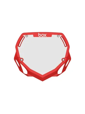Box Two Number Plate Red